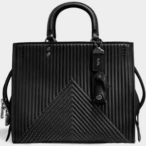Coach Rogue 30 with Quilting & Rivets Elegant Tote Bag